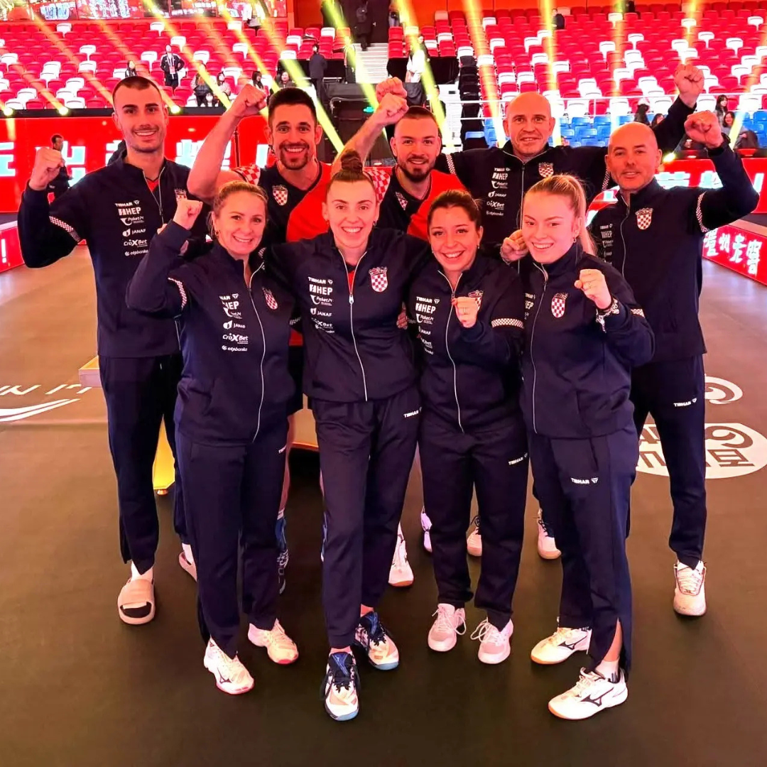 Sportski pothvat - hrvatska stolnoteniska reprezentacija 6. na Svjetskom kupu u Kini