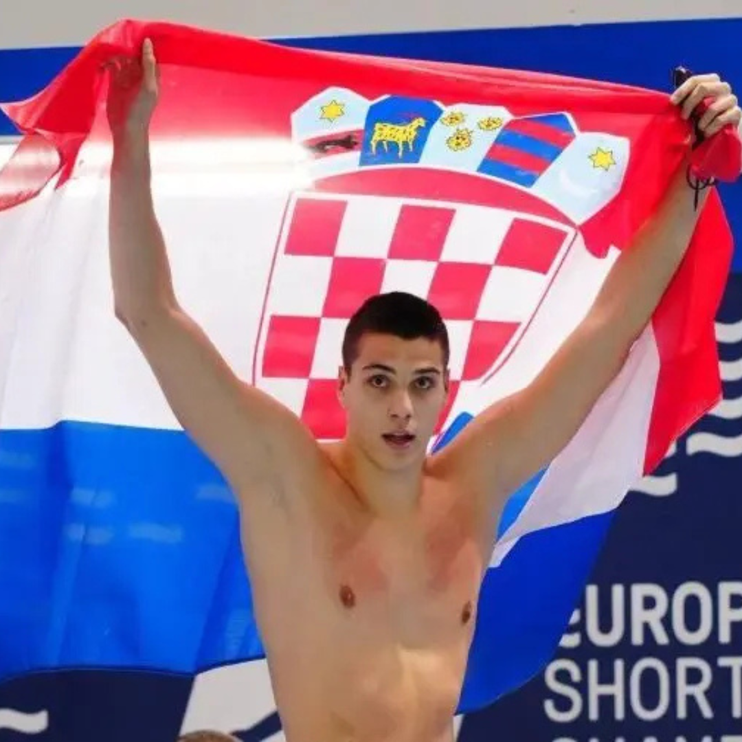 Sjajni plivač Jere Hribar europski prvak na 50 m i doprvak na 100 m slobodno