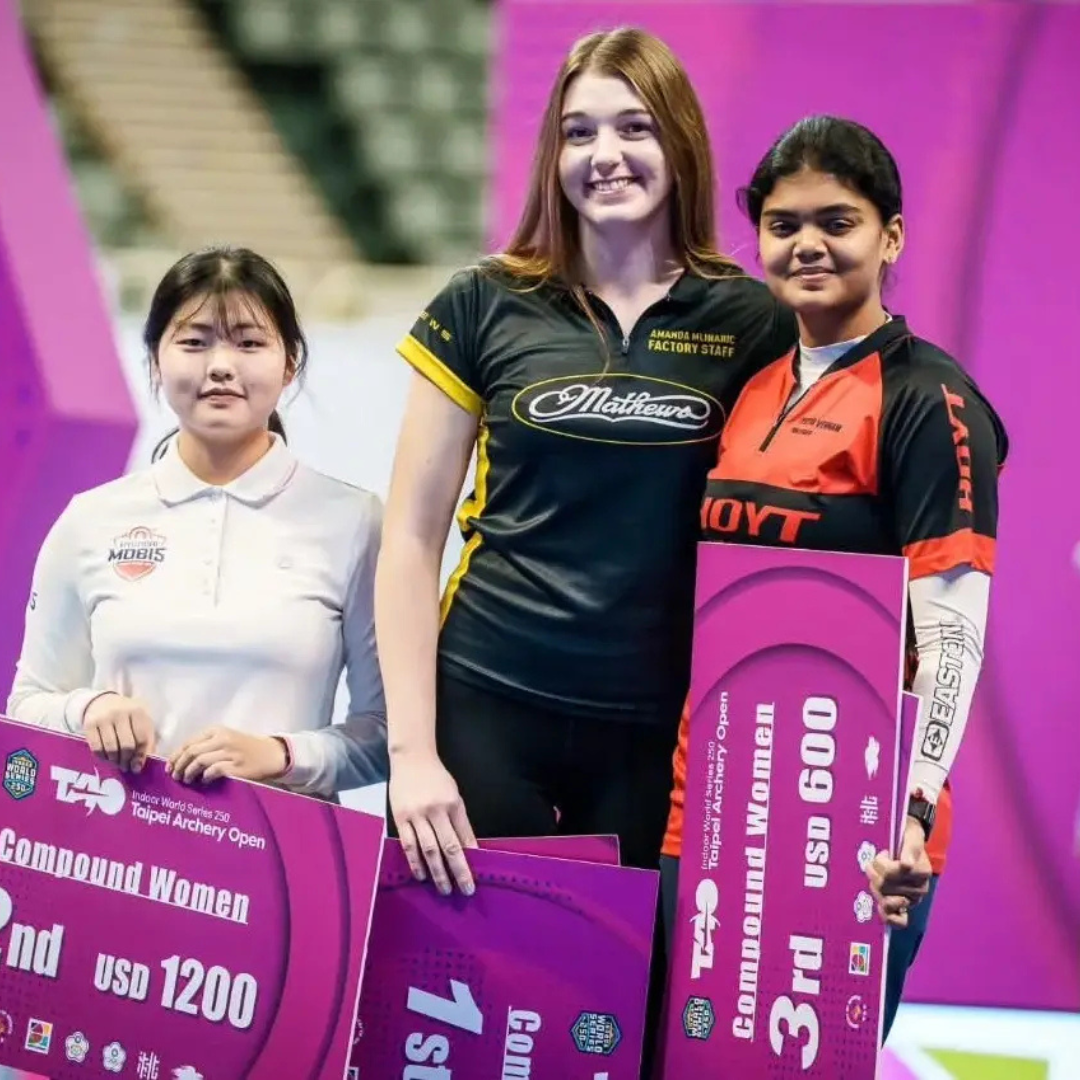 Streličarka Amanda Mlinarić osvojila zlato na Taipei Openu za 1. mjesto na Svjetskom dvoranskom kupu