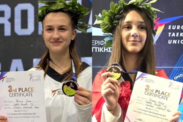 Hrvatskoj dvije bronce na kadetskom EP-u u taekwondou u Grčkoj