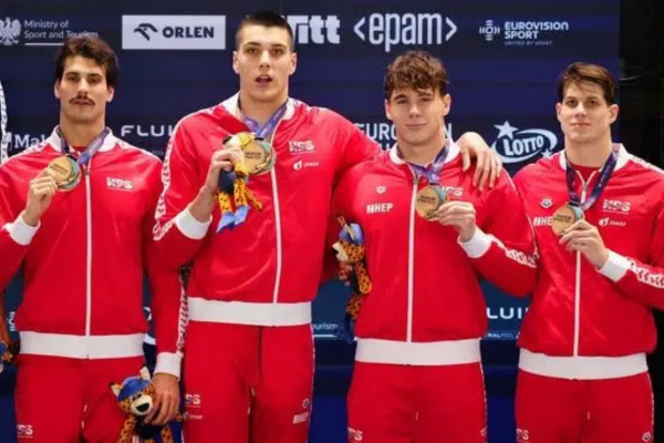 Hrvatskoj plivačkoj štafeti brončana medalja na 4x50 m slobodno na EP-u u Poljskoj