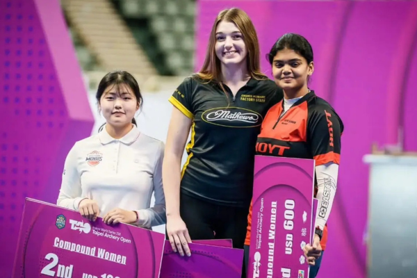 Streličarka Amanda Mlinarić osvojila zlato na Taipei Openu za 1. mjesto na Svjetskom dvoranskom kupu