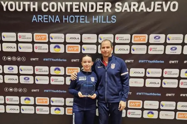 Sjajna 13-godišnja stolnotenisačica Lizett Fazekas trijumfirala na turniru U-19 u Sarajevu