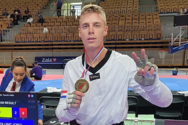 Marko Golubić osvojio brončanu medalju na EP-u u taekwondou, ukupno 4. za Hrvatsku